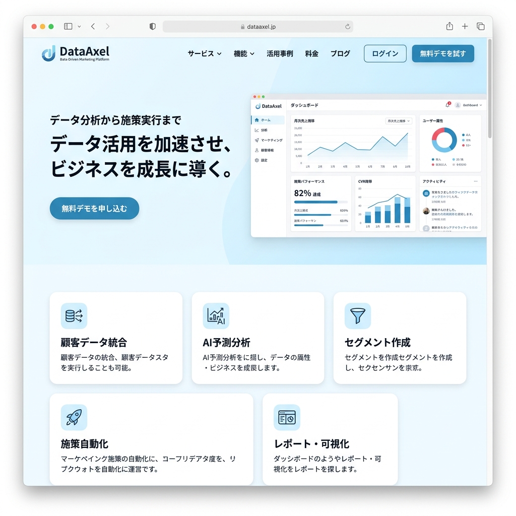SaaSサービスLP